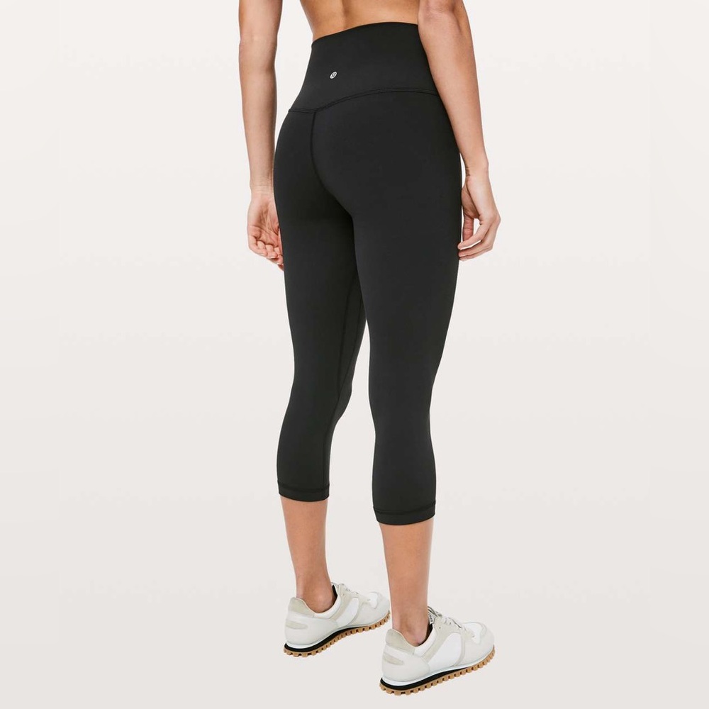 Lululemon Align High-Rise Crop 21” Nulu Leggings | Black | Size 2